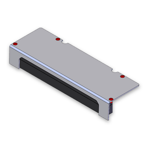 Interface cover with cable outlet bottom - Accessories