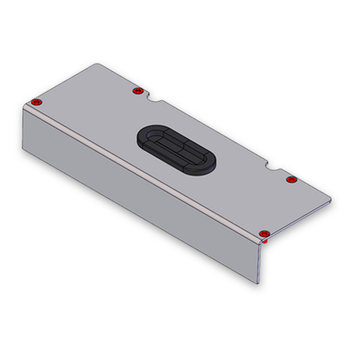 Interface cover with cable outlet back - Accessories