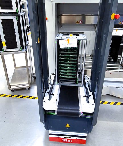 AGV in the production