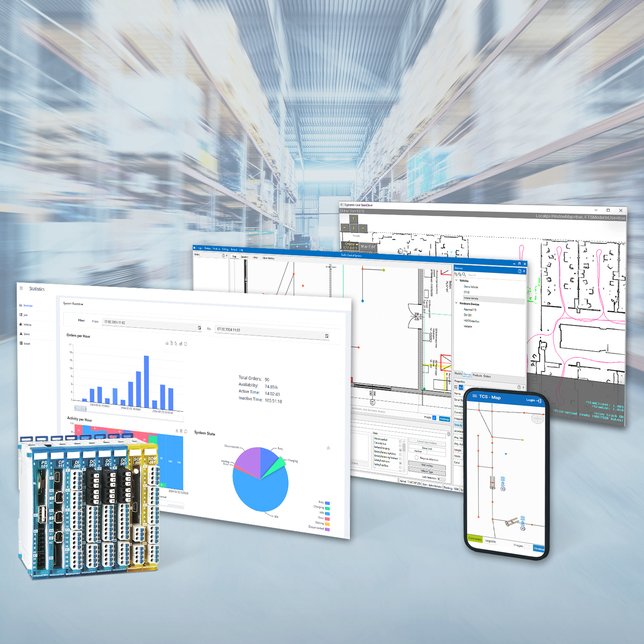 Flexible and open automation of AGVs and AMRs