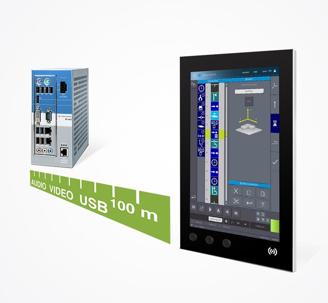 Ein starkes Duo mit HMI-Link: PC 443-W und TAE 2343