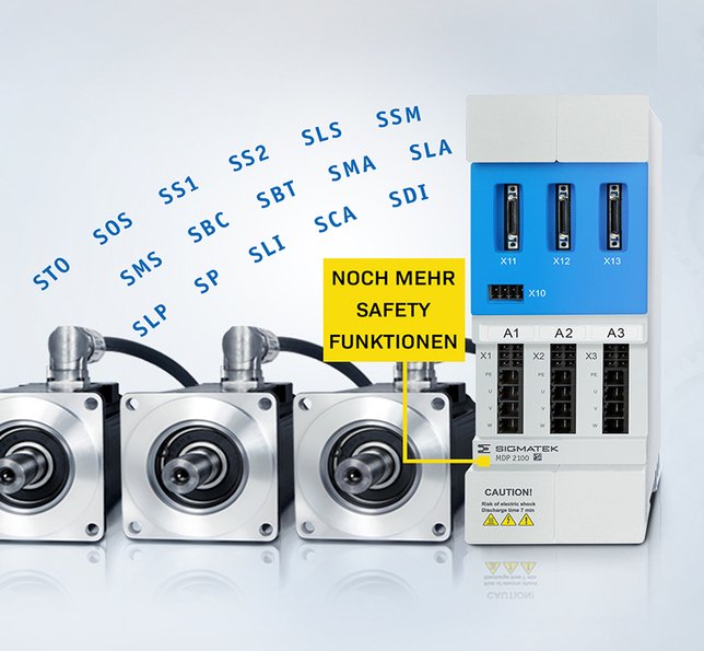Servo Drives MDD 2000: Even more Safety Functions Integrated