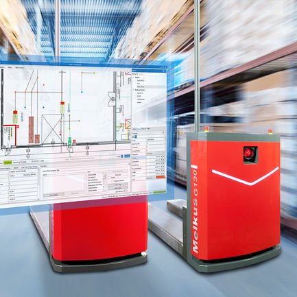 Echtzeit-Software für FTS und AMR revolutioniert Intralogistik