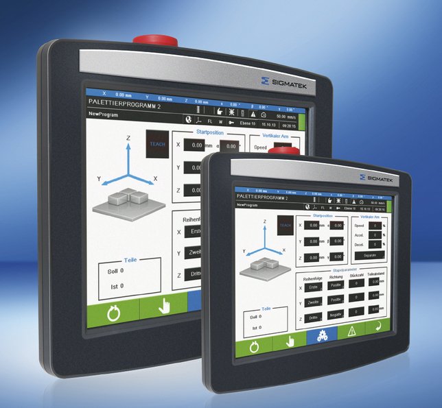 Mobile and intelligent control panels: HGT 835 and HGT 1035