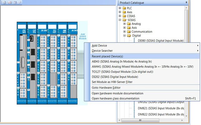 Grafischer Hardware Editor: Detailgetreue Abbildung der aktuellen Hardware